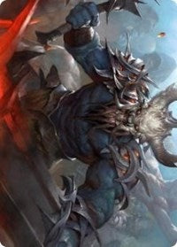 Frenzied Raider Art Card [Kaldheim Art Series] | Silver Goblin