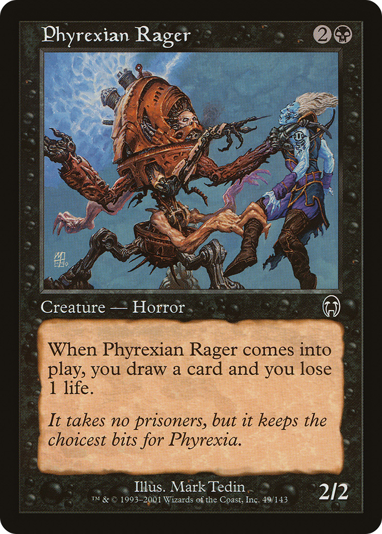 Phyrexian Rager [Apocalypse] Foil