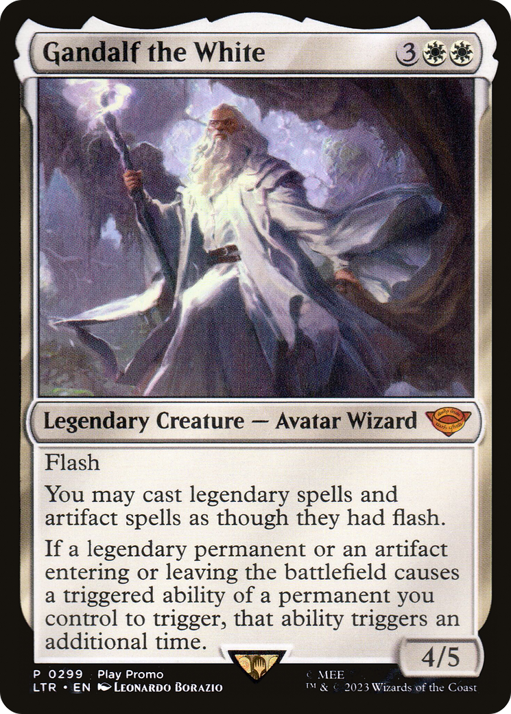 Gandalf the White (Play Promo) [The Lord of the Rings: Tales of Middle-Earth] Foil