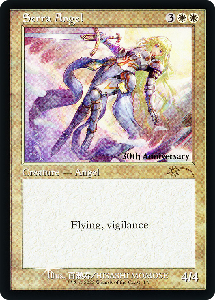 Serra Angel (Retro) [30th Anniversary History Promos] | Silver Goblin