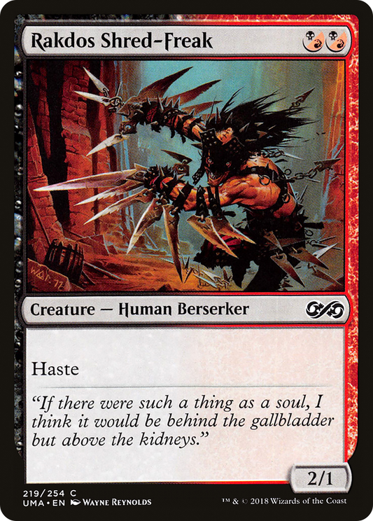 Rakdos Shred-Freak (219) - Ultimate Masters Foil