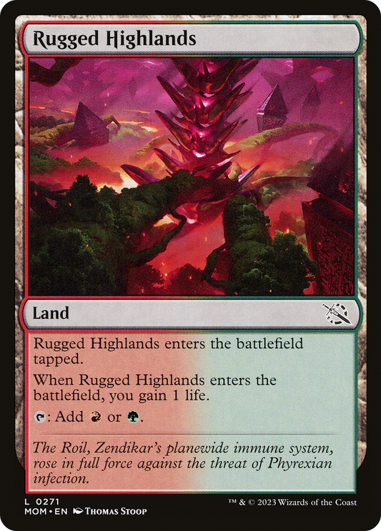 Rugged Highlands [March of the Machine] Foil