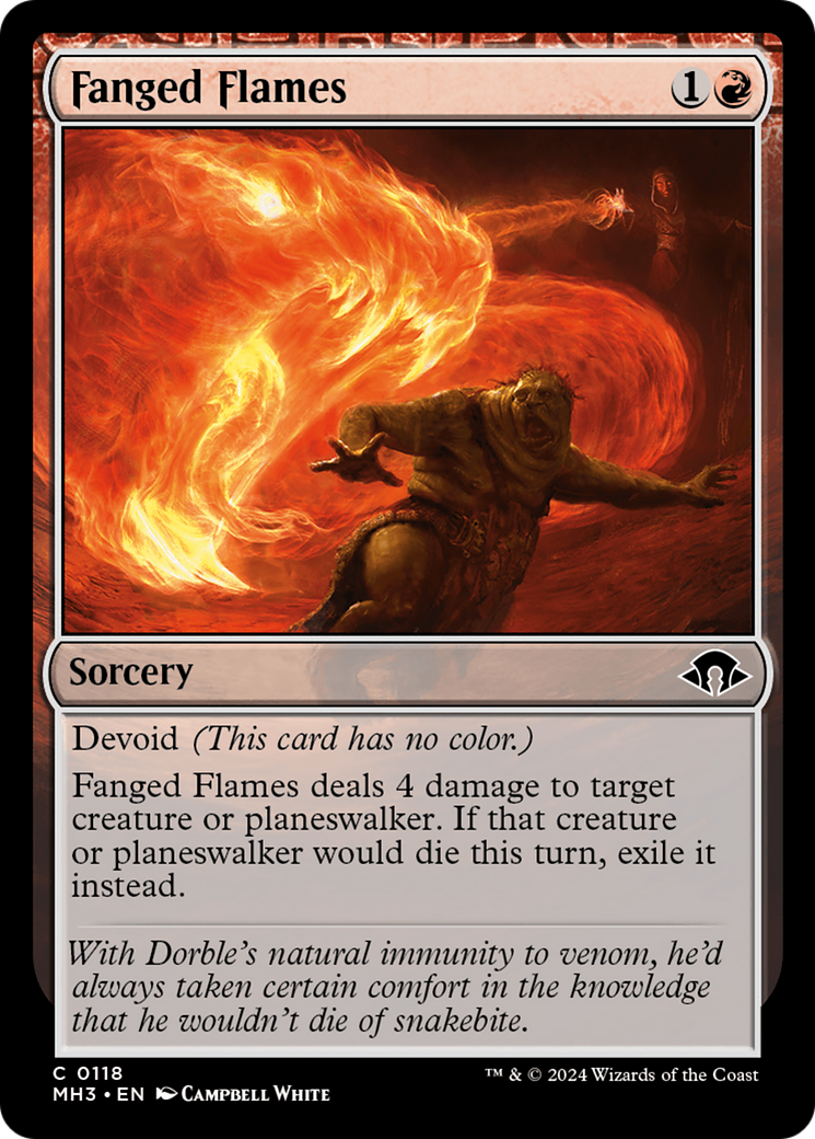 Fanged Flames [Modern Horizons 3] | Silver Goblin