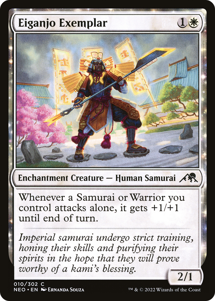 Eiganjo Exemplar [Kamigawa: Neon Dynasty] Foil