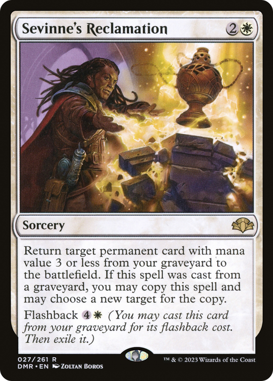 Sevinne's Reclamation [Dominaria Remastered] Foil
