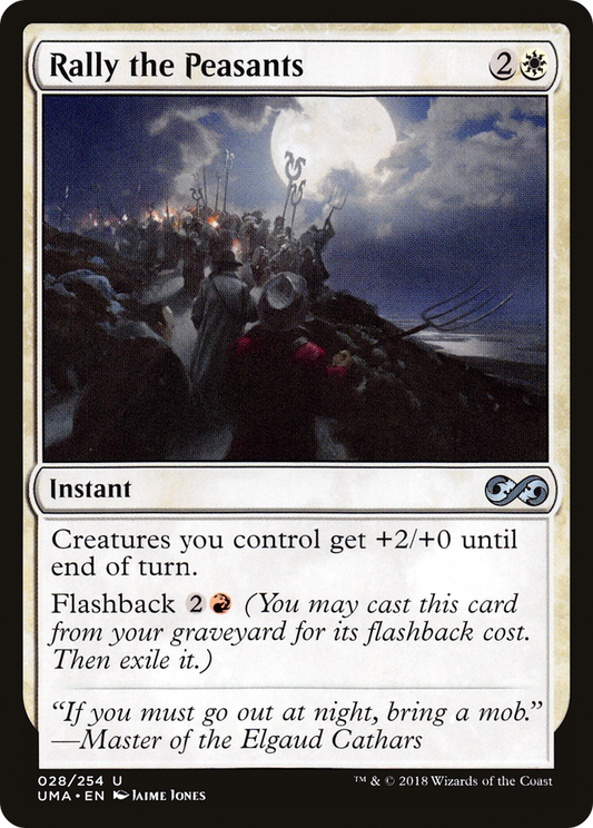 Rally the Peasants (028) - Ultimate Masters Foil