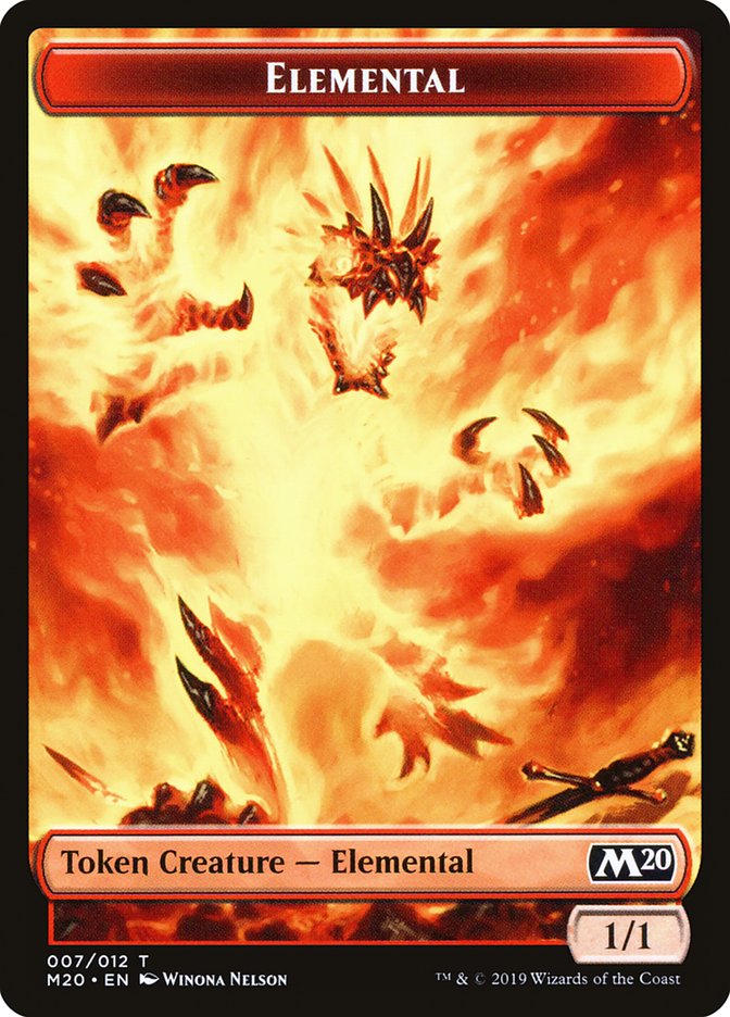 Elemental Token [Core Set 2020 Tokens] | Silver Goblin