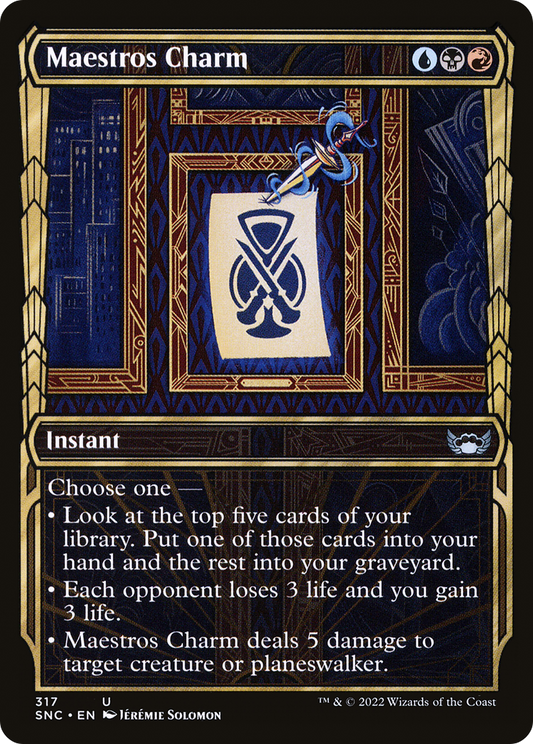 Maestros Charm (Showcase Golden Age) [Streets of New Capenna] Foil