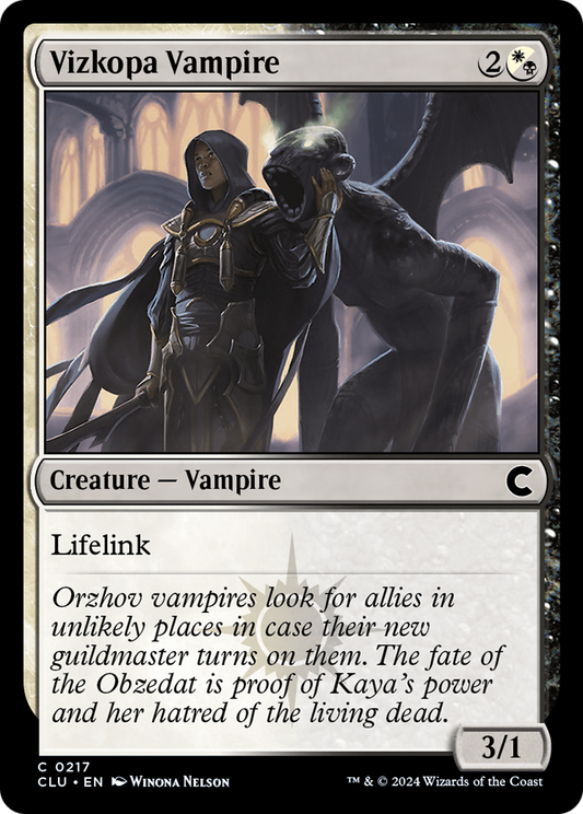 Vizkopa Vampire [Ravnica: Clue Edition]