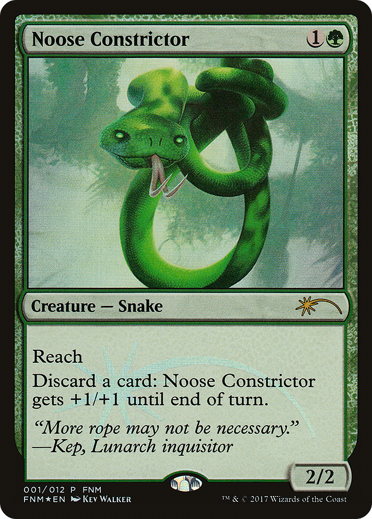 Noose Constrictor [Friday Night Magic 2017] | Silver Goblin