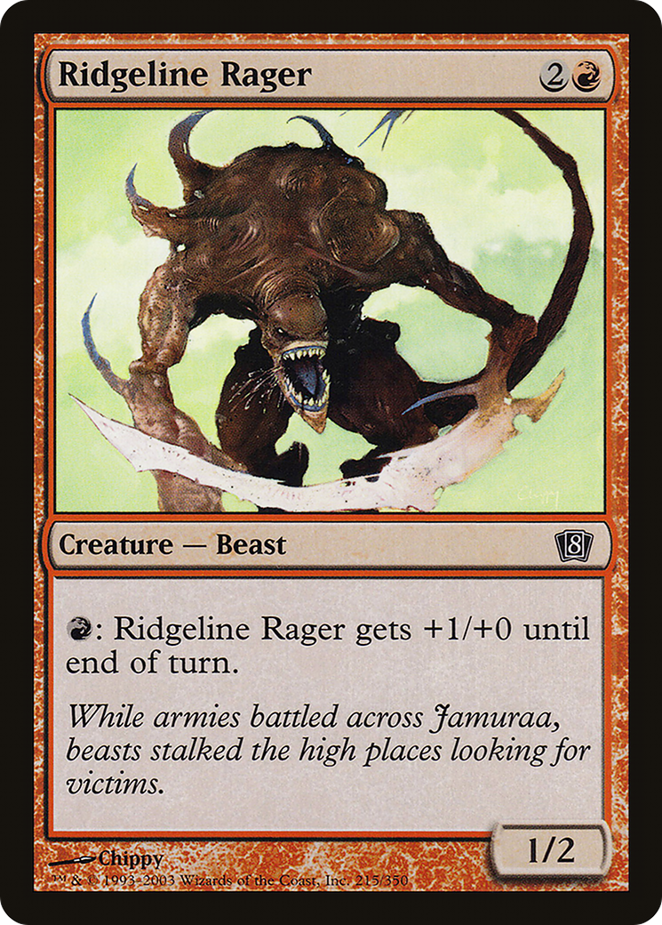Ridgeline Rager (215) Foil - Eighth Edition