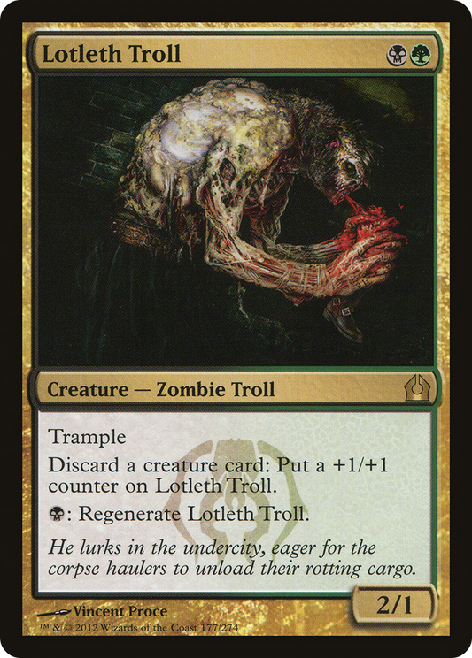 Lotleth Troll [Return to Ravnica] Foil