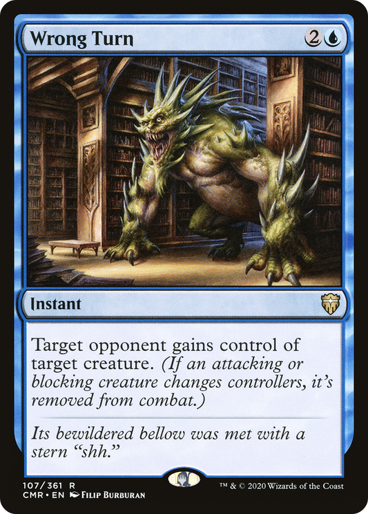 Wrong Turn [Commander Legends] Foil