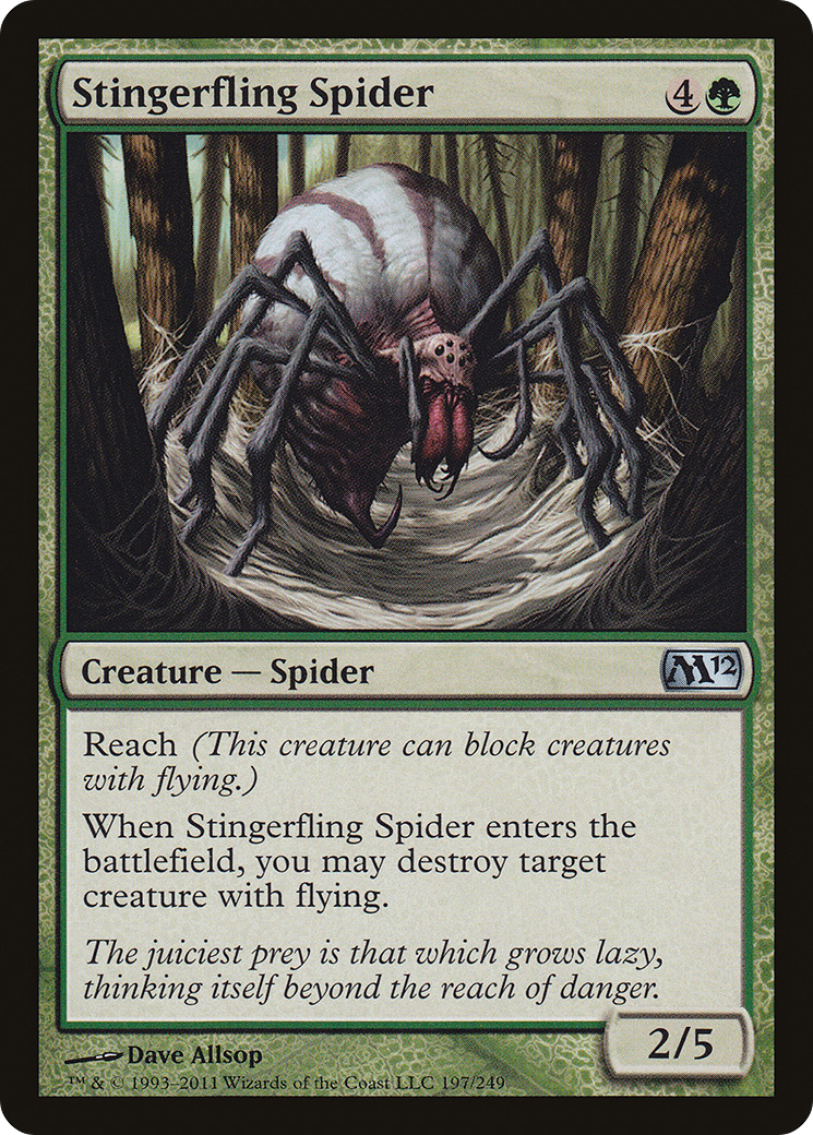 Stingerfling Spider (197) - Magic 2012