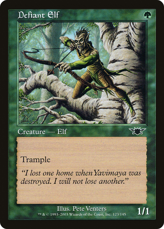 Defiant Elf [Legions] Foil
