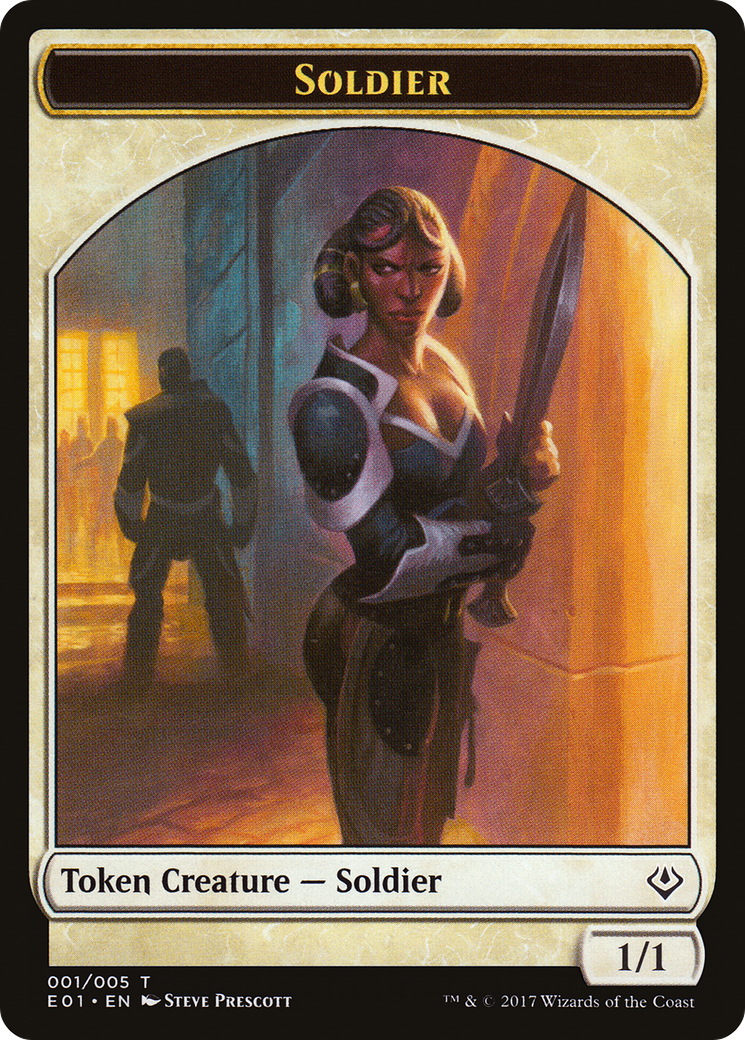 Soldier (001) - Archenemy: Nicol Bolas Tokens