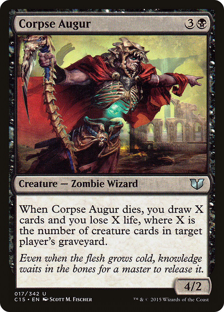 Corpse Augur (017) - Commander 2015