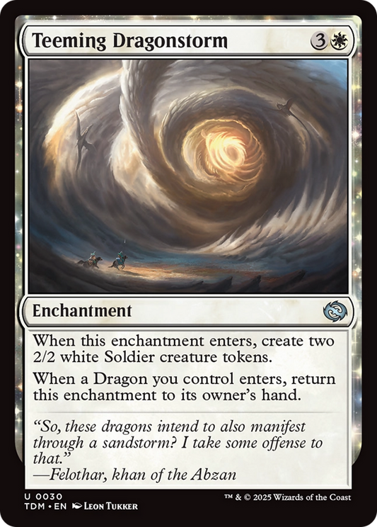 Teeming Dragonstorm (030) Foil - Tarkir: Dragonstorm
