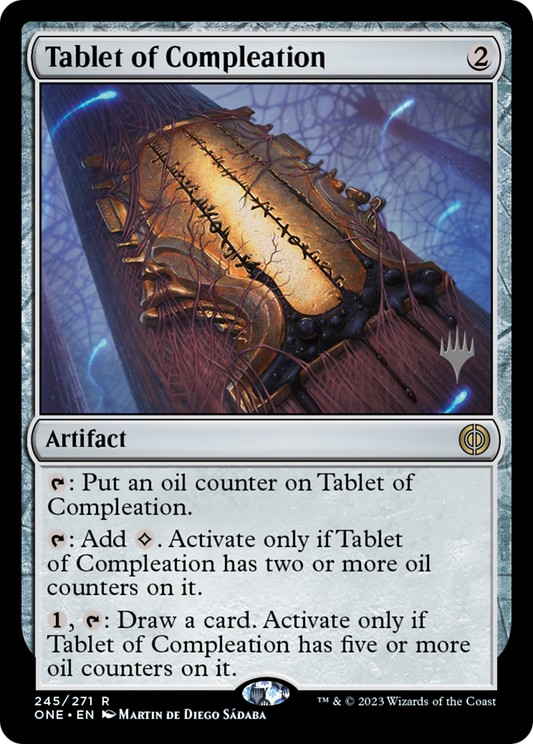 Tablet of Compleation (Promo Pack) [Phyrexia: All Will Be One Promos] Foil