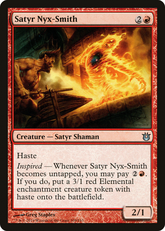 Satyr Nyx-Smith [Born of the Gods] Foil