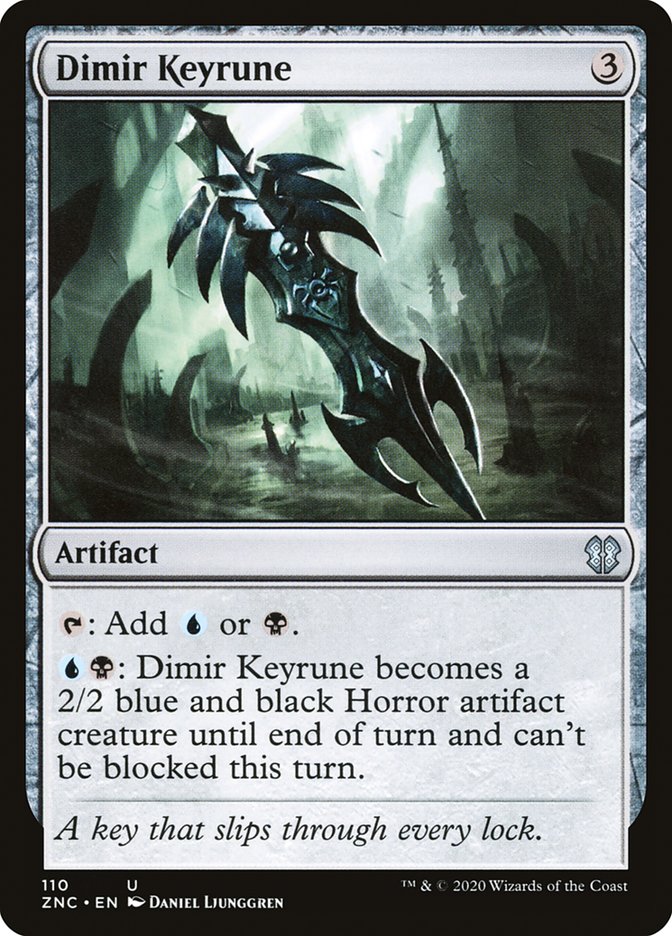 Dimir Keyrune [Zendikar Rising Commander] | Silver Goblin