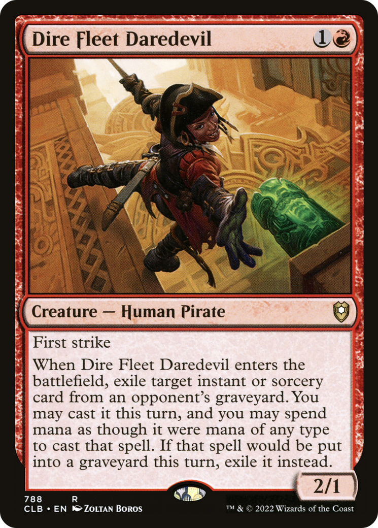 Dire Fleet Daredevil [Commander Legends: Battle for Baldur's Gate] | Silver Goblin