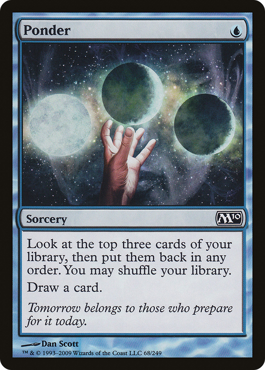 Ponder [Magic 2010] Foil