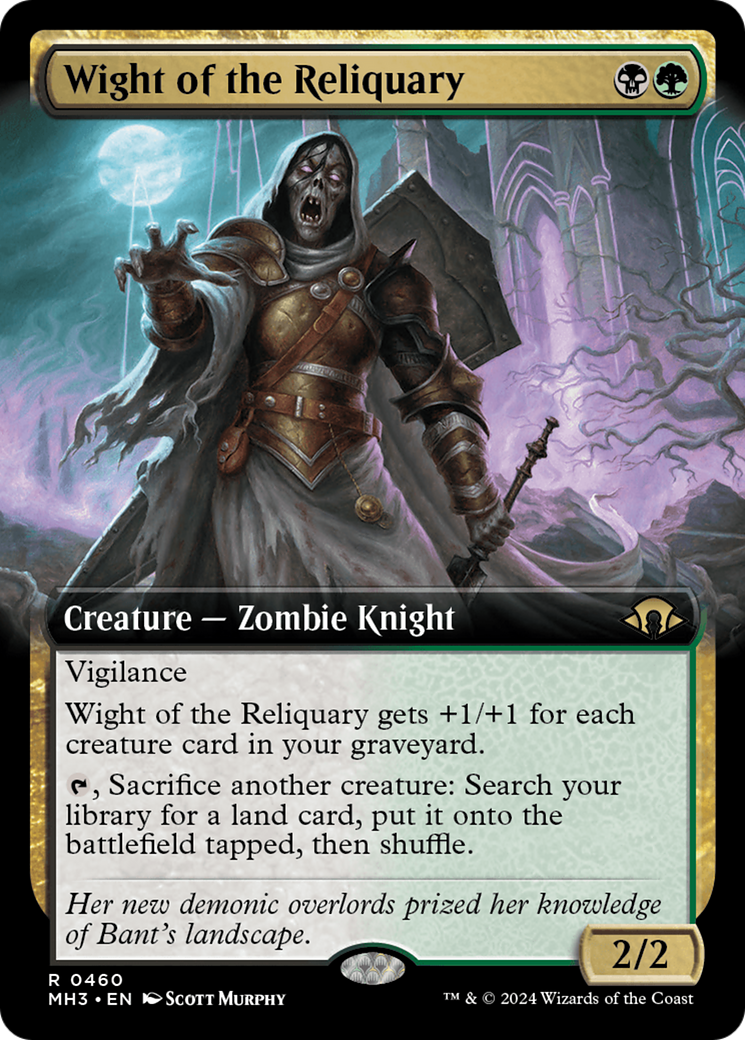Wight of the Reliquary (Extended Art) [Modern Horizons 3] | Silver Goblin