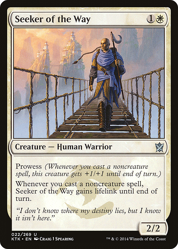 Seeker of the Way (022) Foil - Khans of Tarkir