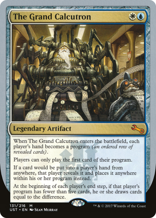 The Grand Calcutron [Unstable] Foil
