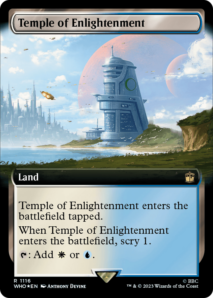 Temple of Enlightenment (Extended Art) (Surge Foil) [Doctor Who] | Silver Goblin