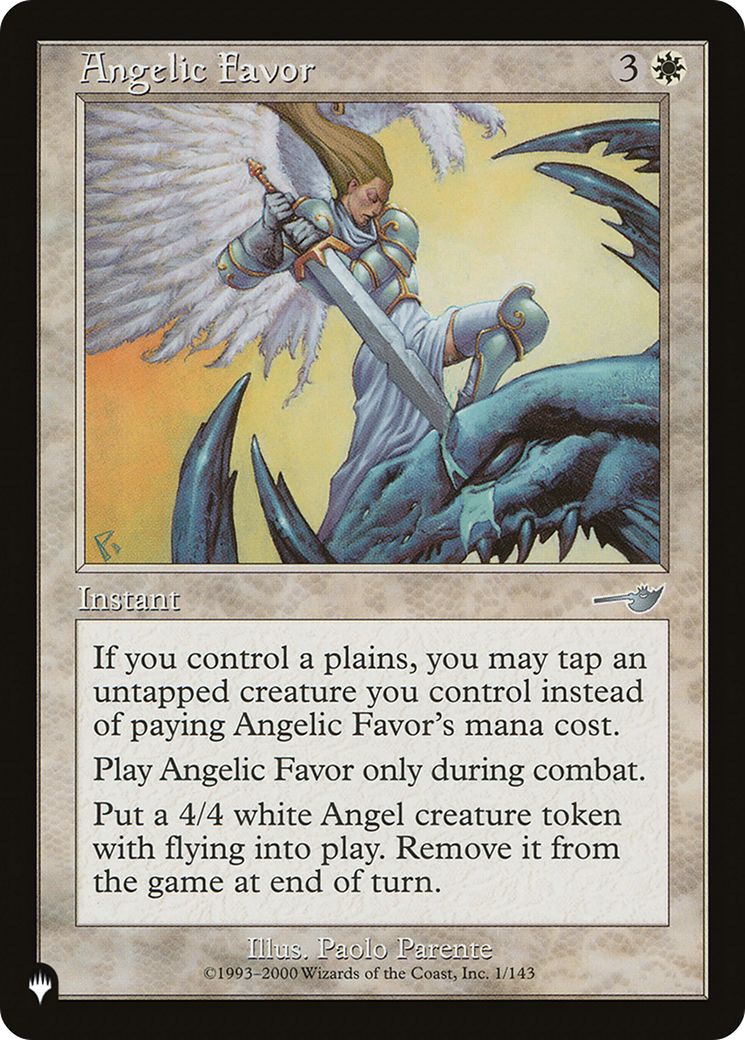 Angelic Favor [The List Reprints] | Silver Goblin