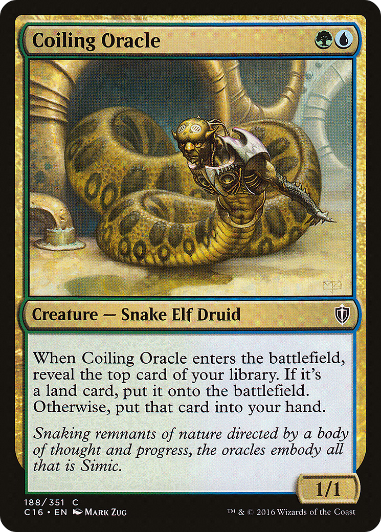 Coiling Oracle [Commander 2016] | Silver Goblin