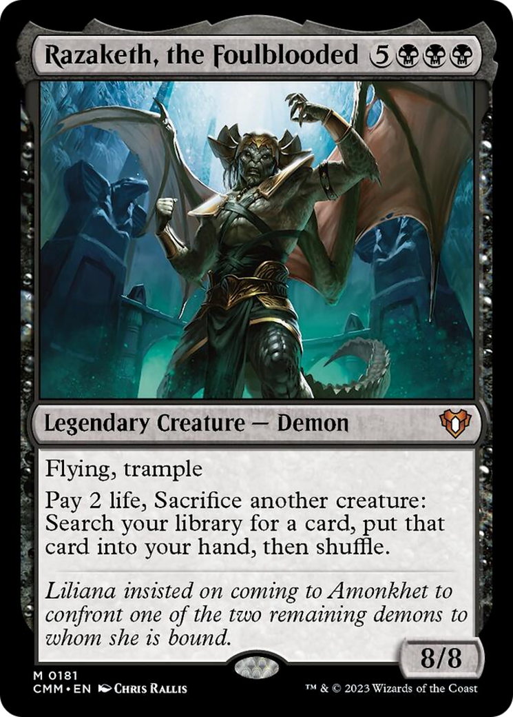 Razaketh, the Foulblooded [Commander Masters] | Silver Goblin