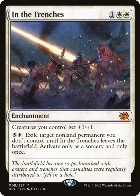 In the Trenches (Promo Pack) [The Brothers' War Promos] Foil