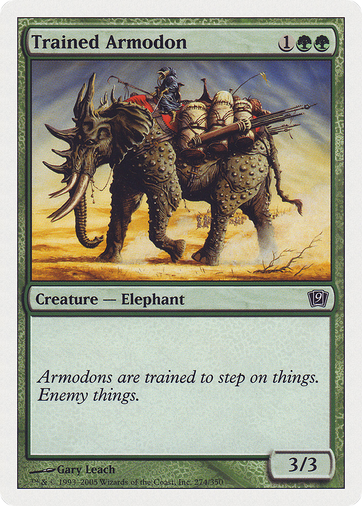 Trained Armodon (274) - Ninth Edition