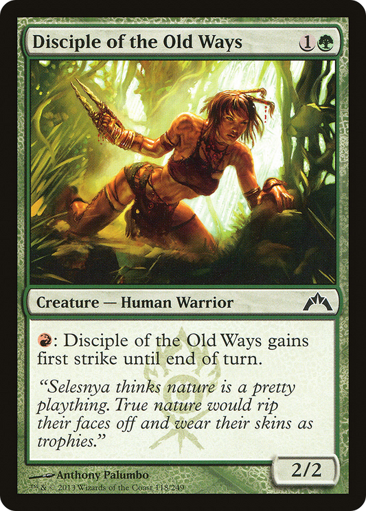 Disciple of the Old Ways [Gatecrash] Foil