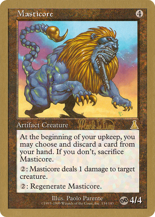 Masticore (Mark Le Pine) (SB) [World Championship Decks 1999]