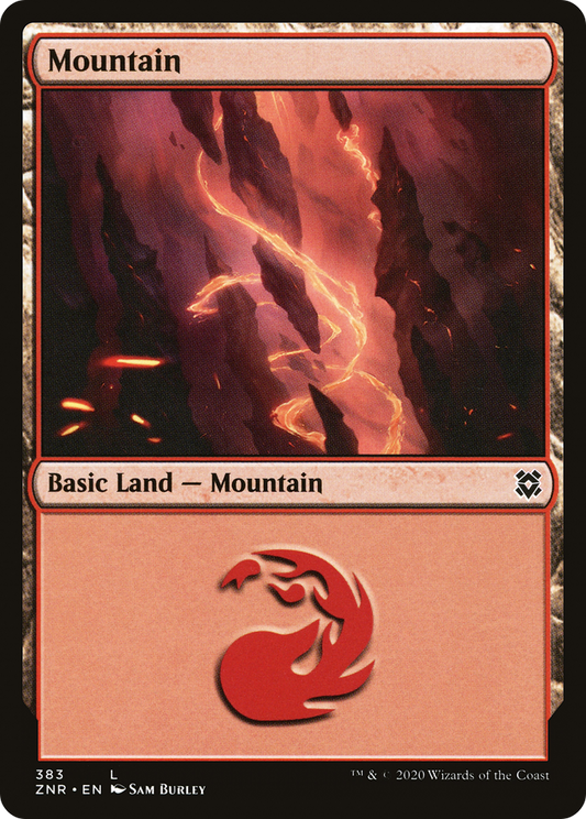 Mountain (383) [Zendikar Rising] Foil