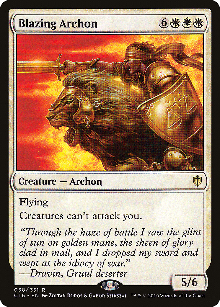 Blazing Archon [Commander 2016] | Silver Goblin