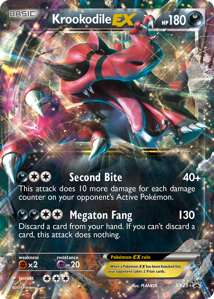 Krookodile EX (XY25) [XY: Black Star Promos] | Silver Goblin