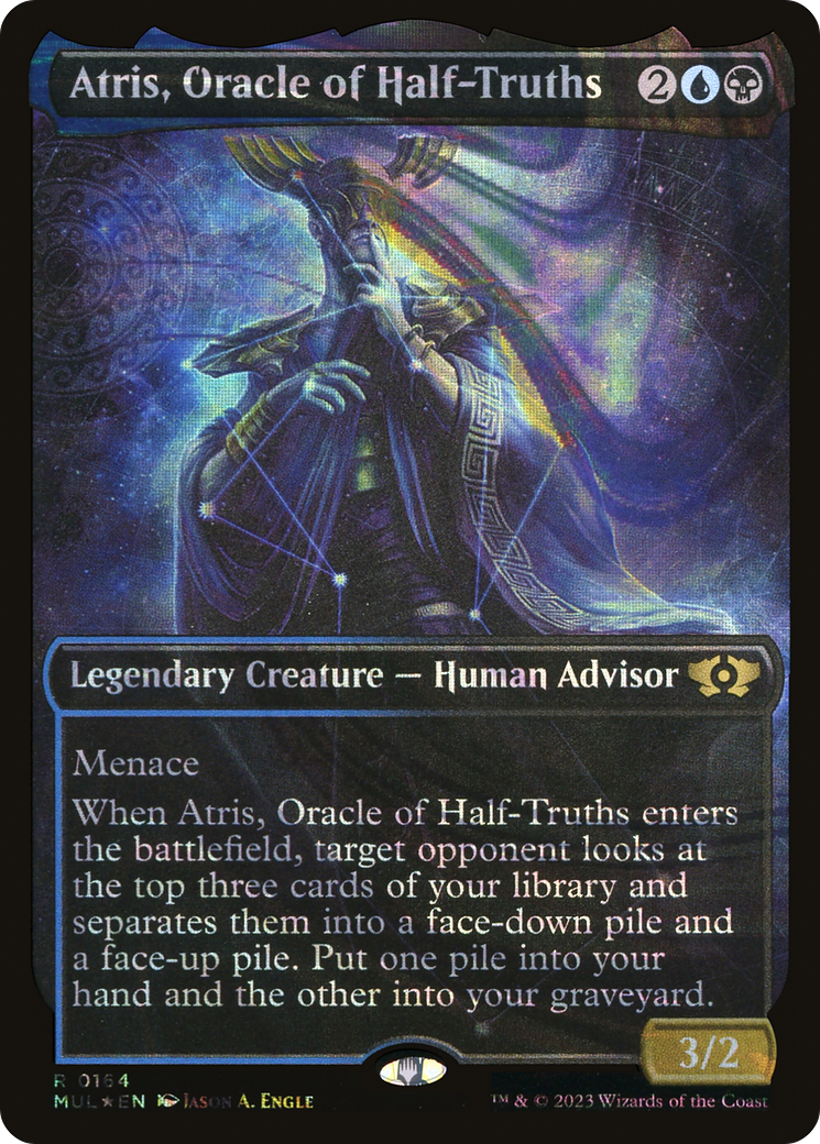 Atris, Oracle of Half-Truths (Halo Foil) [Multiverse Legends] | Silver Goblin