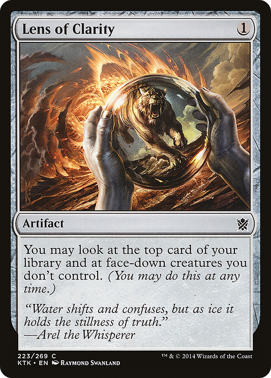 Lens of Clarity [Khans of Tarkir] Foil