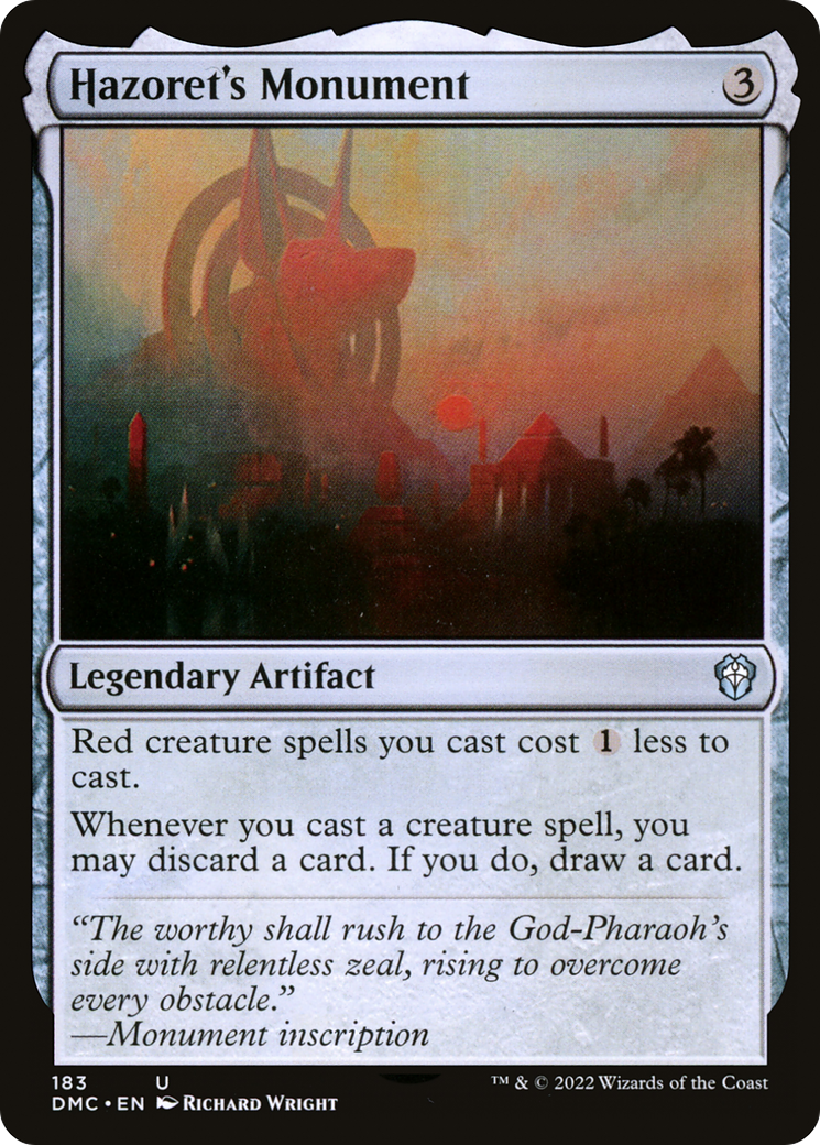 Hazoret's Monument [Dominaria United Commander] | Silver Goblin