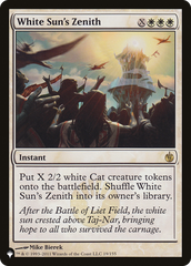 White Sun's Zenith [The List] | Silver Goblin