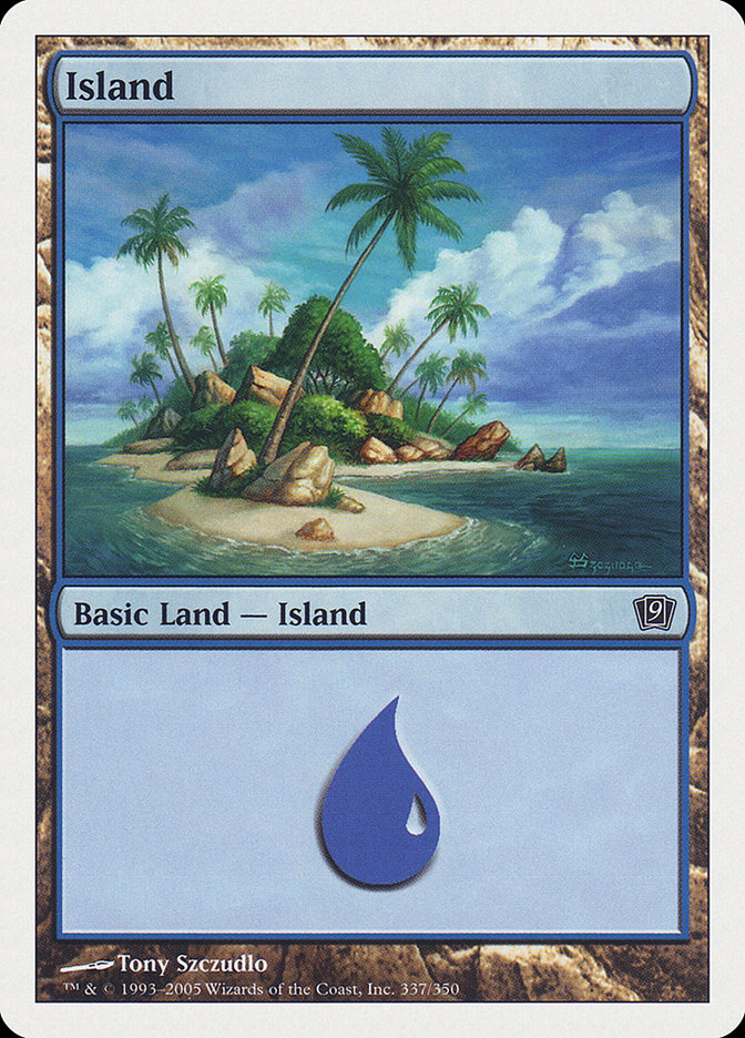 Island (337) [Ninth Edition] Foil