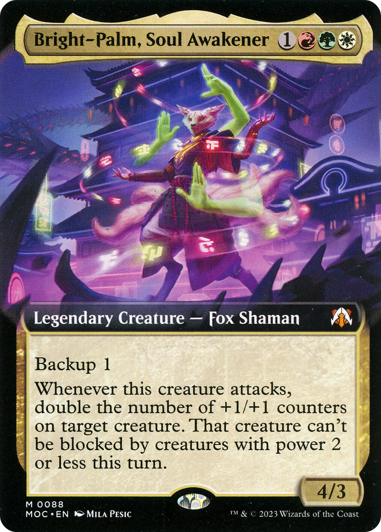 Bright-Palm, Soul Awakener (Extended Art) [March of the Machine Commander] | Silver Goblin