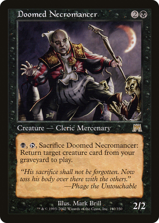 Doomed Necromancer [Onslaught] Foil