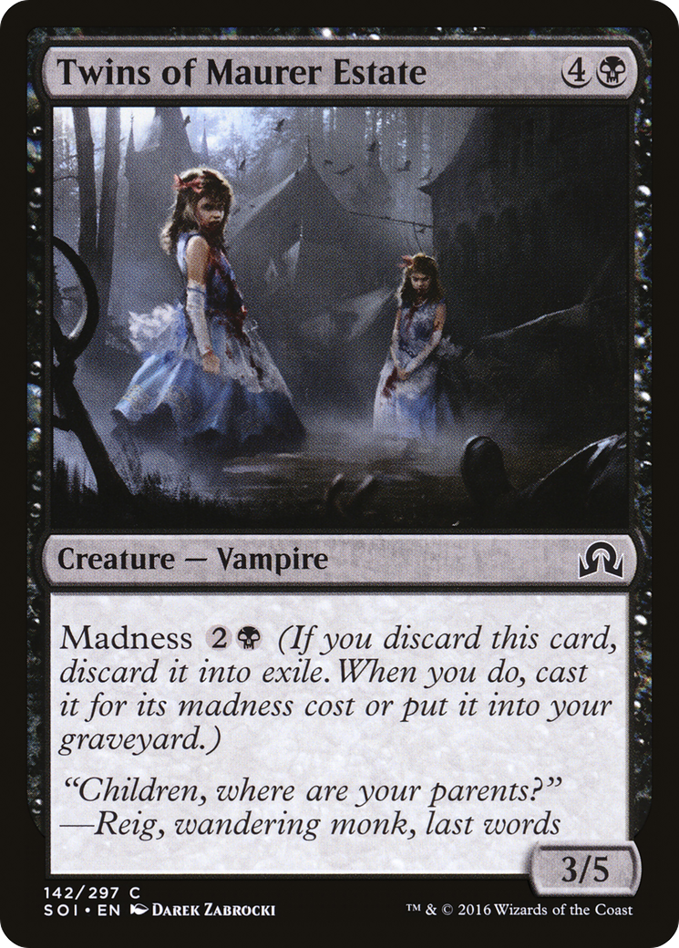 Twins of Maurer Estate [Shadows over Innistrad] | Silver Goblin