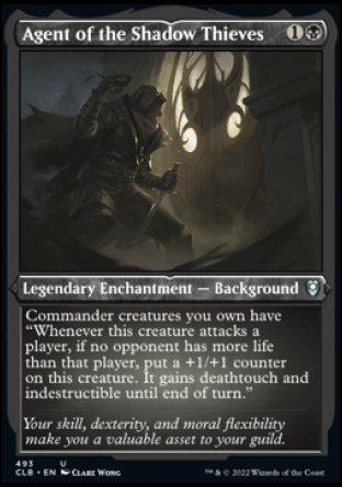 Agent of the Shadow Thieves (Foil Etched) [Commander Legends: Battle for Baldur's Gate] | Silver Goblin